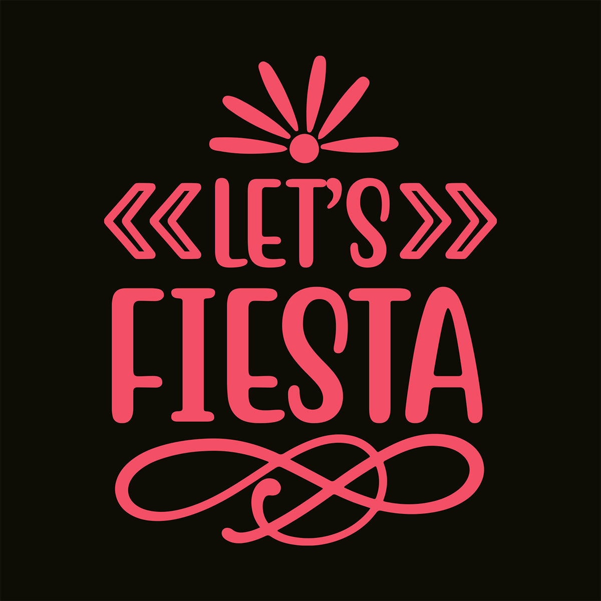 Lets Fiesta Womens Tee - El Designer - Custom Merch