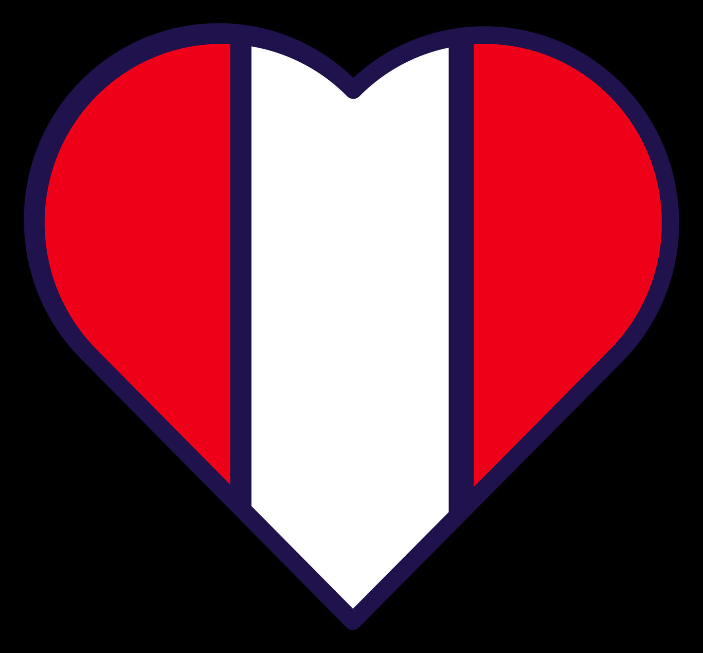 Peru Heart Ladies Tee