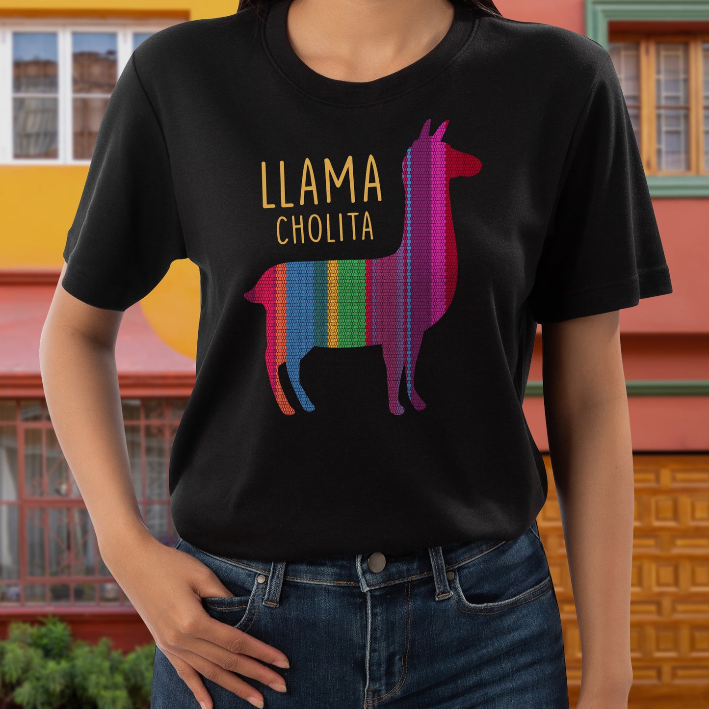 Llama Cholita Womens Tee