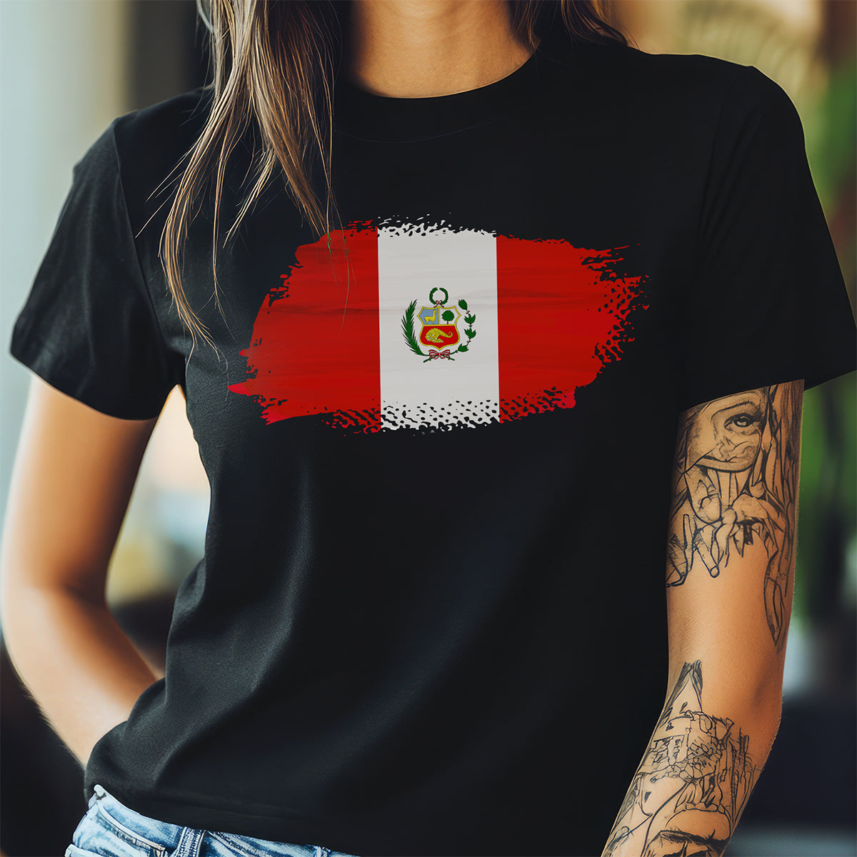 Peru Womens Tee - El Designer - Custom Merch