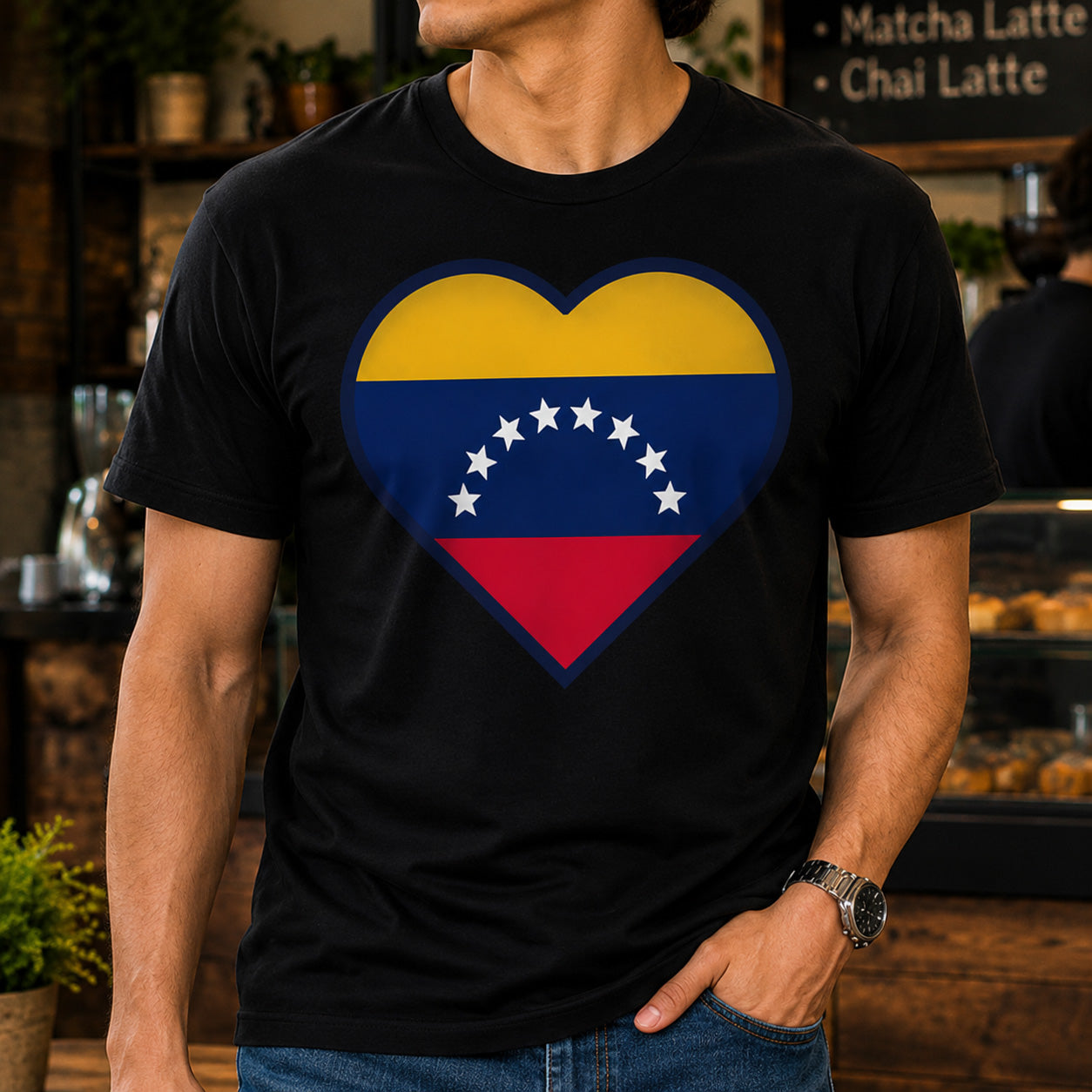 Venezuela Heart Mens Tee